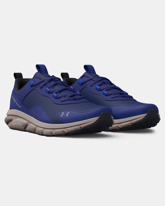 Men's UA Charged Verssert Reflect Running Shoes, Blue, pdpMainDesktop image number 3